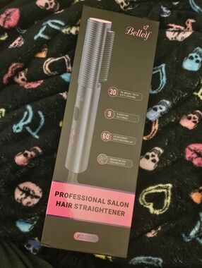 Elle Pink Professional Hair Straightening Brush
